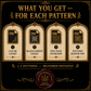 Gothic Frog cross stitch pattern bundle - 10-frog-cross-stitch-pdf-bundle