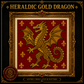 Medieval Dragon cross stitch pattern bundle - 03-heraldic-dragon-cross-stitch