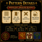 Medieval Dragon cross stitch pattern bundle - 09-dragon-cross-stitch-pattern-details