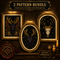 Gothic Stag cross stitch pattern bundle - 01-stag-cross-stitch-pattern-bundle