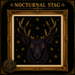 Gothic Stag cross stitch pattern bundle - 05-moon-stag-cross-stitch-pattern