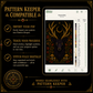 Gothic Stag cross stitch pattern bundle - 07-witchy-cross-stitch-pattern