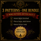 Gothic Stag cross stitch pattern bundle - 09-dark-cottagecore-cross-stitch