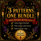 Gothic Beetle cross stitch pattern bundle - 09-counted-cross-stitch-bundle