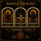 Gothic Crow cross stitch pattern bundle - 02-gothic-crow-cross-stitch
