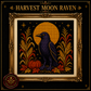 Gothic Crow cross stitch pattern bundle - 03-fall-crow-cross-stitch-pumpkin
