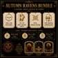 Gothic Crow cross stitch pattern bundle - 06-harvest-cross-stitch-pattern