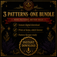 Gothic Crow cross stitch pattern bundle - 09-cross-stitch-pattern-pack