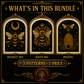 Gothic Bee cross stitch pattern bundle - 02-gothic-bee-cross-stitch
