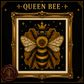 Gothic Bee cross stitch pattern bundle - 03-queen-bee-cross-stitch
