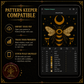 Gothic Bee cross stitch pattern bundle - 08-cross-stitch-pattern-pack