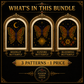 Gothic Butterfly cross stitch pattern bundle - 02-gothic-butterfly-cross-stitch