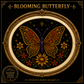 Gothic Butterfly cross stitch pattern bundle - 05-floral-butterfly-cross-stitch