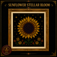 Gothic Sunflower cross stitch pattern bundle - 03-sun-sunflower-cross-stitch