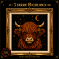Highland Cow cross stitch pattern bundle - 05-moon-highland-cow-cross-stitch