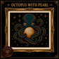 Gothic Octopus cross stitch pattern bundle - 04-moon-octopus-cross-stitch