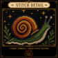 Gothic Snail cross stitch pattern bundle - 09-snail-cross-stitch-pdf