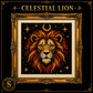 Gothic Lion cross stitch pattern bundle - 03-celestial-moon-lion-cross-stitch