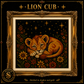 Gothic Lion cross stitch pattern bundle - 05-sunflower-lion-cross-stitch