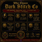 Gothic Bat Queen cross stitch pattern PDF — dark fantasy 130x130 design by DarkStitchCo