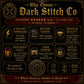 Gothic Cathedral Stained Glass cross stitch pattern by DarkStitchCo — instant PDF download with bonus patterns