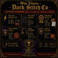 Gothic Death Head Moth cross stitch pattern by DarkStitchCo — instant PDF download with bonus patterns