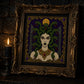 Gothic Medusa cross stitch gift idea for gothic stitchers and dark fantasy lovers