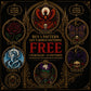 Gothic Phoenix Rebirth cross stitch black and white symbol chart preview — printer friendly