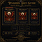 Gothic Phoenix Rebirth cross stitch pattern by DarkStitchCo — instant PDF download with bonus patterns