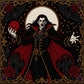 Gothic Vampire Lord cross stitch color chart preview with full DMC floss code list