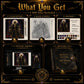 Gothic Witch Queen cross stitch color chart preview with full DMC floss code list