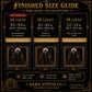 Gothic Witch Queen cross stitch black and white symbol chart preview — printer friendly