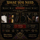 Gothic Witch Queen cross stitch gift idea for gothic stitchers and dark fantasy lovers