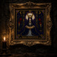 High Priestess Tarot Card Ii cross stitch gift idea for gothic stitchers and dark fantasy lovers