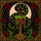 Serpent Chalice cross stitch color chart preview with full DMC floss code list