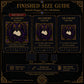 Shadow Dragon Moon cross stitch color chart preview with full DMC floss code list