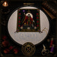 The Magician Tarot Card I cross stitch gift idea for gothic stitchers and dark fantasy lovers