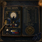 The Moon Tarot Card Xviii cross stitch pattern by DarkStitchCo — instant PDF download with bonus patterns
